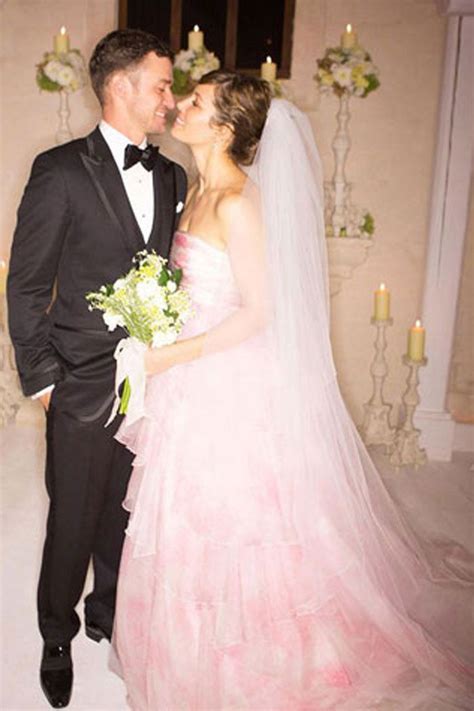 jessica biel wedding gown.